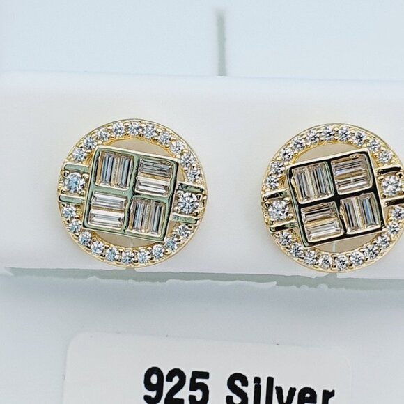 925 Sterling Silver Cubic Zirconia Earrings, U19254786 - Picture 8 of 10